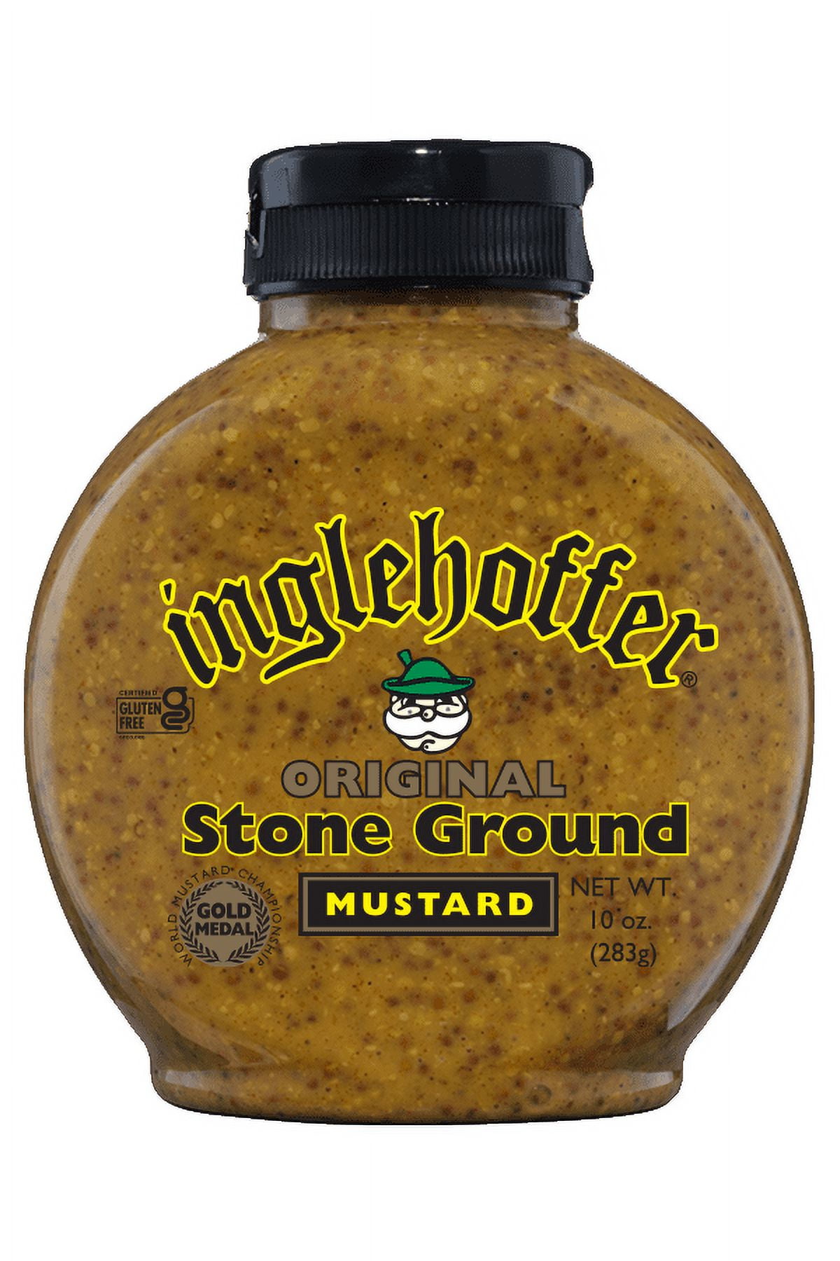 Inglehoffer Original Stone Ground Mustard, 10 oz Bottle