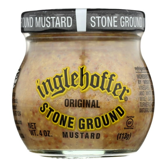 Inglehoffer Stone Ground Mustard, 4 Oz