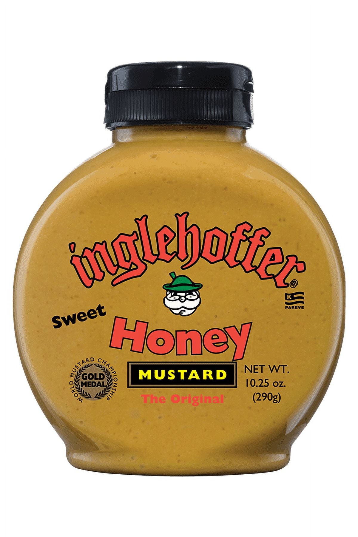 Inglehoffer Sweet Honey Mustard (Pack of 6), 10.25 oz