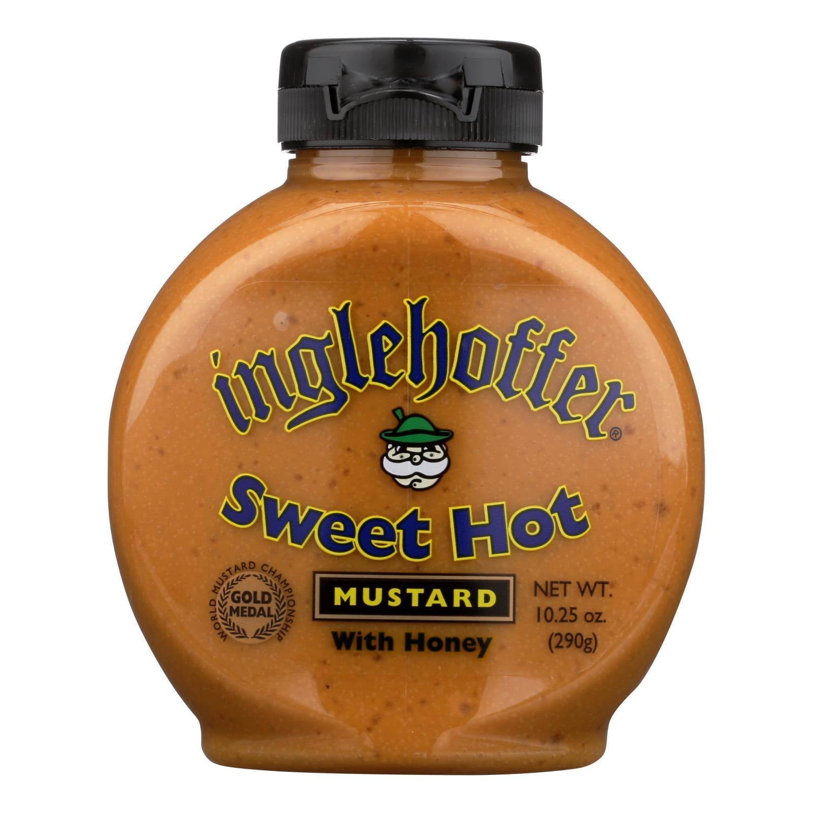 Inglehoffer Sweet Hot Mustard With Spices Organic Honey 10.25oz (6 Pack)