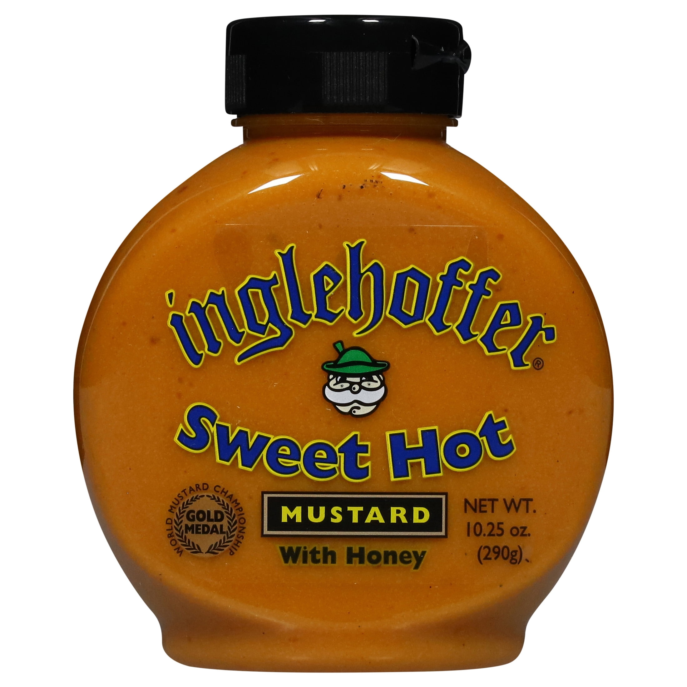 Inglehoffer Sweet Hot Mustard With Honey, 10.25 oz Bottle