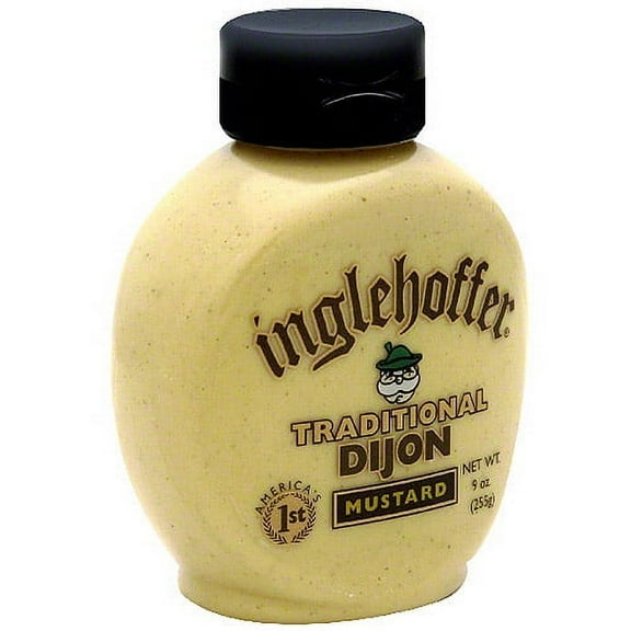 Inglehoffer Traditional Dijon Mustard, 9 oz (Pack of 6)