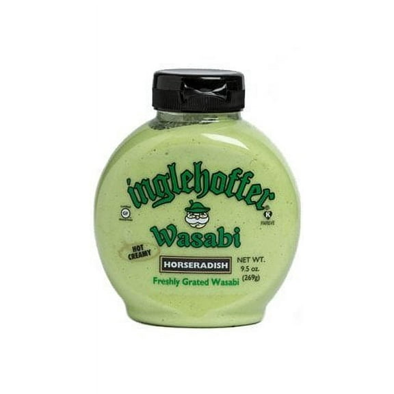 Inglehoffer Wasabi Horseradish, 9.5 Ounce Squeeze Bottle (Pack of 6)