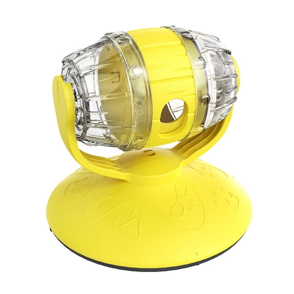 Inglocoh 2026 New Interactive Cat Toys Food Puzzle Slow Feeder, Cat Treats Dispenser Enrichment Toy , IQ Training & Exercise Animal Bowls, Cat Interactive Feeder Toy for Home (Yellow)