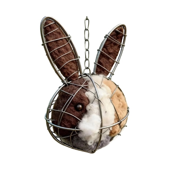 Inglocoh Handmade Fiber Bird Nesting Heart, Bird Nest Heart, Hummingbird Nest Boxes for Outside, Refillable Birds Haven, Winter Fowl Gifts Animal Hummingbirds Lovers Home Garden Yard (C)