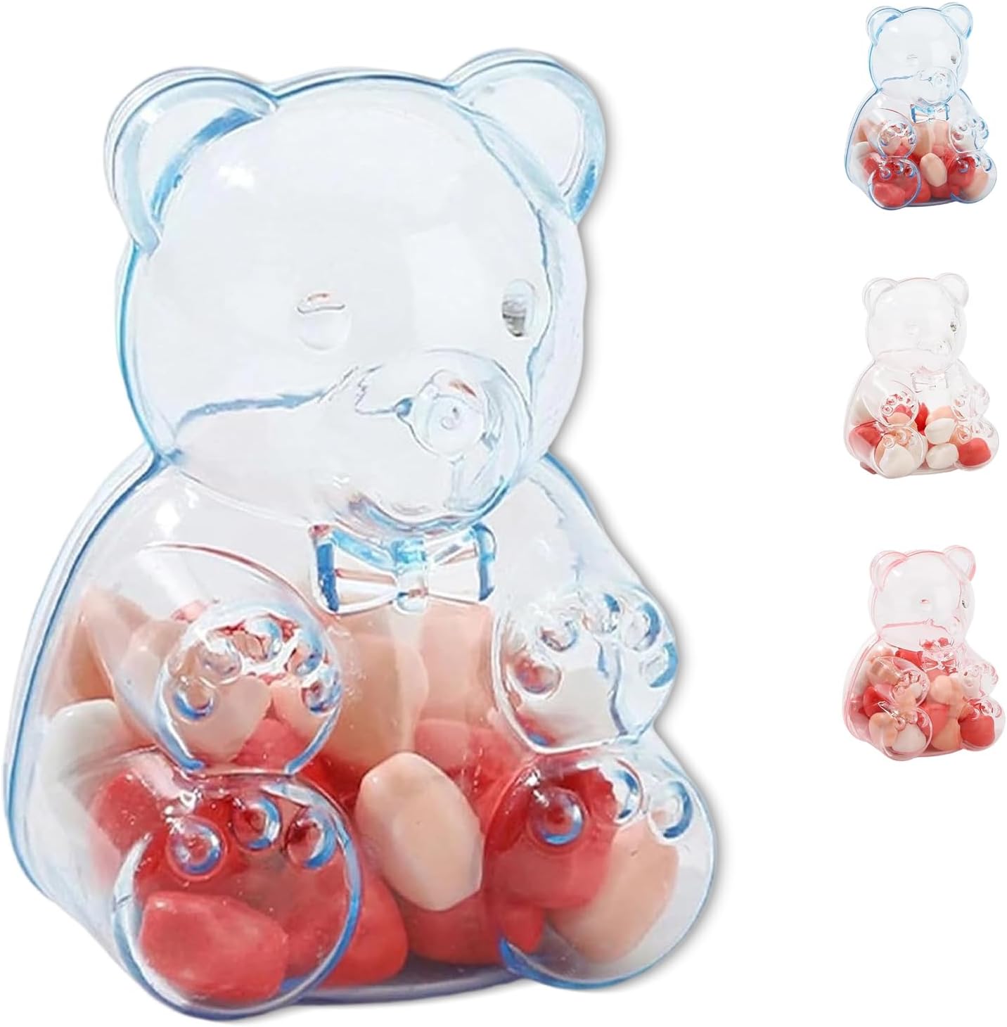 Inglocoh New Gummy Bear Containers Plastic, Giant Gummy Bear Container ...