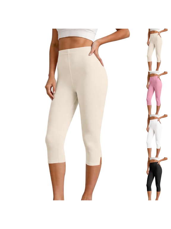 High Waisted Leggings for Women Tummy Control Buttery Soft Yoga Pants Womens Gym Workout Running Leggings Black S