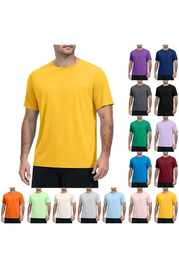 Men's UPF 50+ Swim Shirts Short Sleeve, Sun Protection Quick Dry Rash Guard, Water T-Shirt for Surfing Fishing Beach Wine 2XL