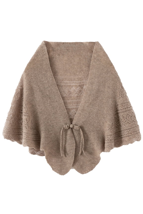 Pashmina Shawl Wraps Women Solid Button Shawls Wrap Cardigan Cape Shoulder Top Sweater Shawls Light Purple 23 In