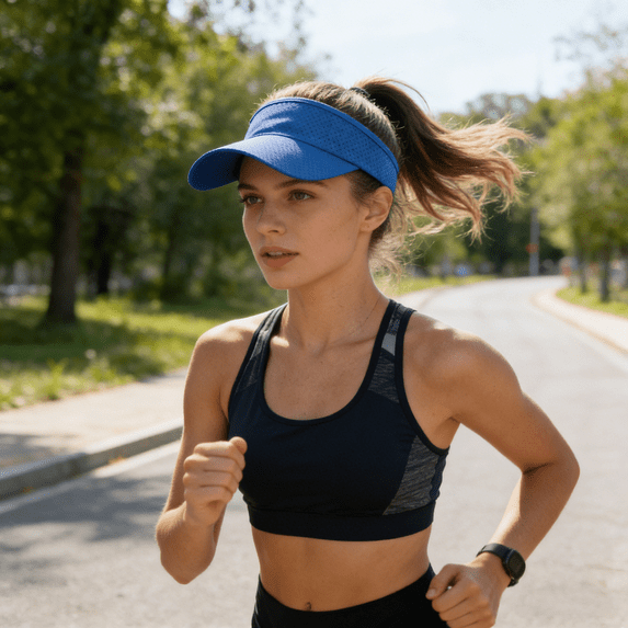 Inglocry Sports Sun Visor Hats Adjustable Cooling Athletic Visors Hat Baseball Cap for Women Men Golf Tennis Cycling Running 2026 Khaki One Size