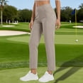 thumbnail image 1 of Inglocry Women's Golf Pants with 2 Pockets 7/8 High Waisted Stretch Ankle Pants for Women Business Casual Travel Athletic Work Beige S, 1 of 6