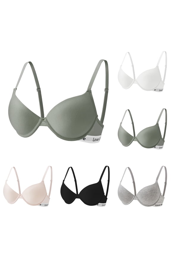 Women's Push-up Bra No-Poke Underwire Push-up Bras for Women, Convertible, Demi Coverage Complexion 70B