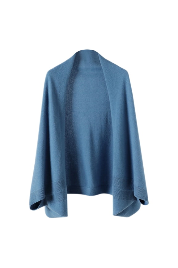 Women's Soft Shawls and Wraps Warm Shawl with Sleeves Pashminas Plain Shawl Wrap Lightweight Open Front Shawls 2026 Blue 50 In