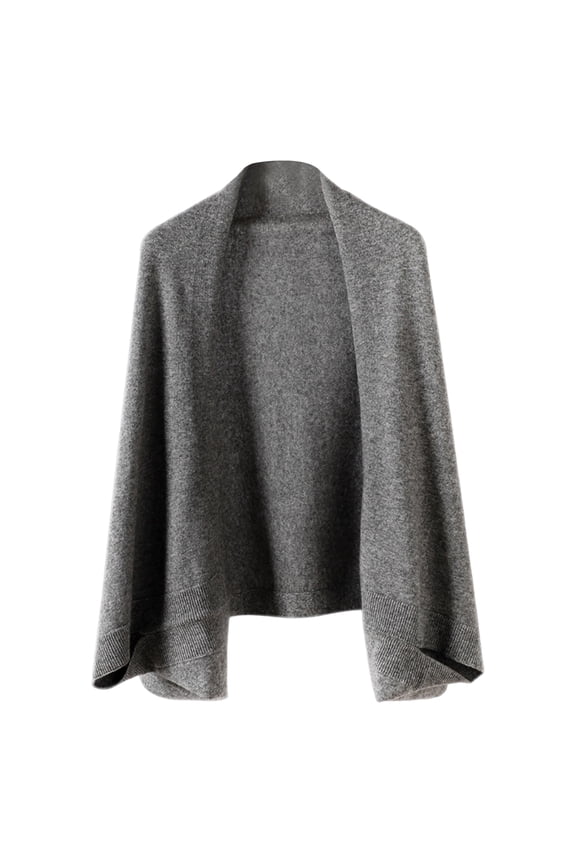 Womens Soft Shawl and Wraps Warm Shawl with Sleeves Pashminas Plain Shawls Wrap Lightweight Open Front Shawls 2025 Gray 50 In