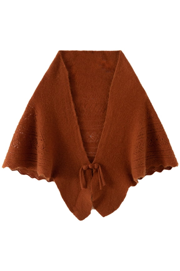 Womens Pashmina Shawl Wraps Solid Color Button Shawls Wrap Cardigan Cape Shoulder Top Sweater Shawls Light Brown 23 In