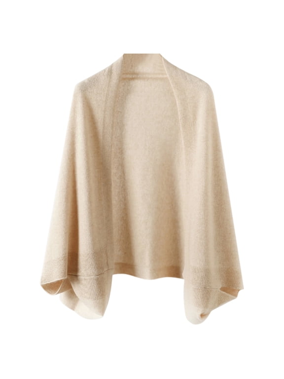 Women's Soft Shawls and Wraps Warm Shawl with Sleeves Pashminas Plain Shawl Wrap Lightweight Open Front Shawls 2026 Complexion 50 In