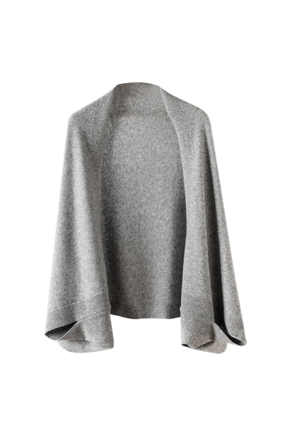 Women's Soft Shawls and Wraps Warm Shawl with Sleeves Pashminas Plain Shawl Wrap Lightweight Open Front Shawls 2026 Light Gray 50 In