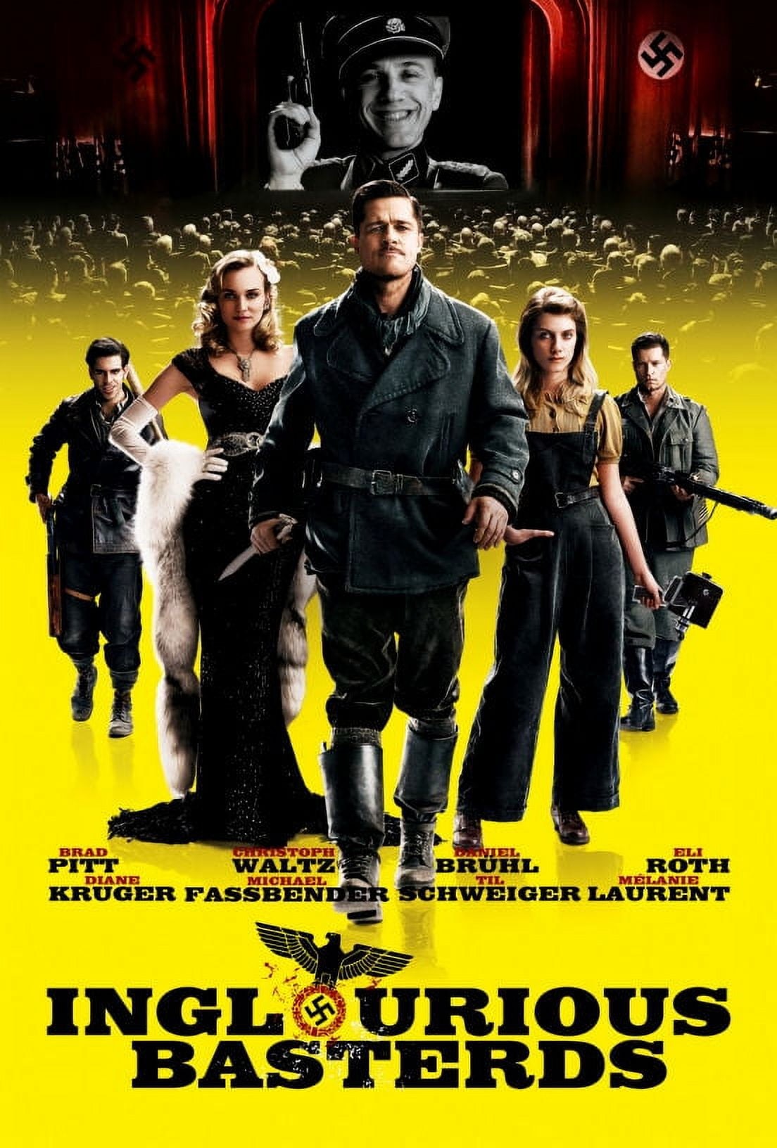 Inglourious Basterds Movie Poster 16x24 - Walmart.com, image size:1104x1632