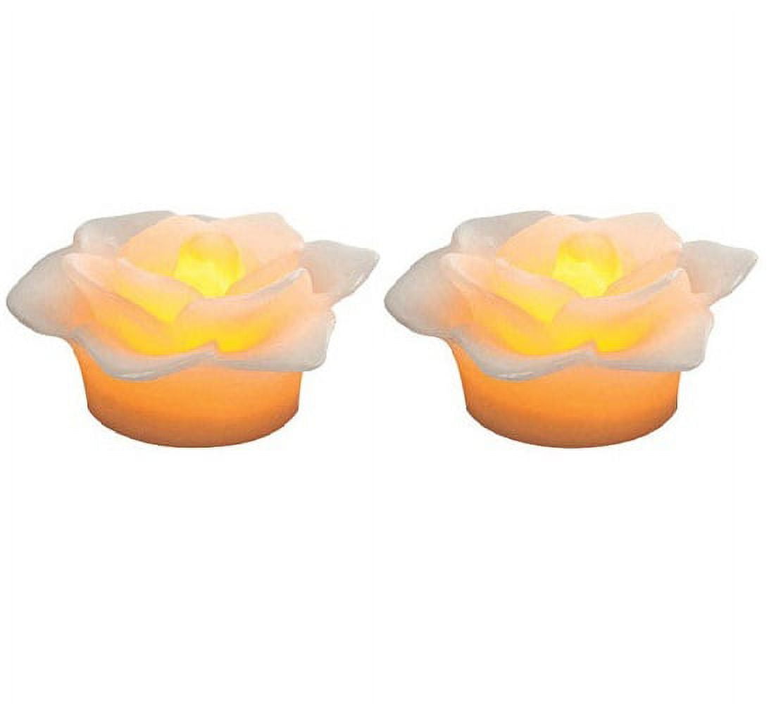 Inglow CG29353WH2 Floating Flameless Candle, White