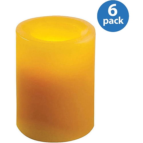 Inglow Flameless Candles 4"roundpillar
