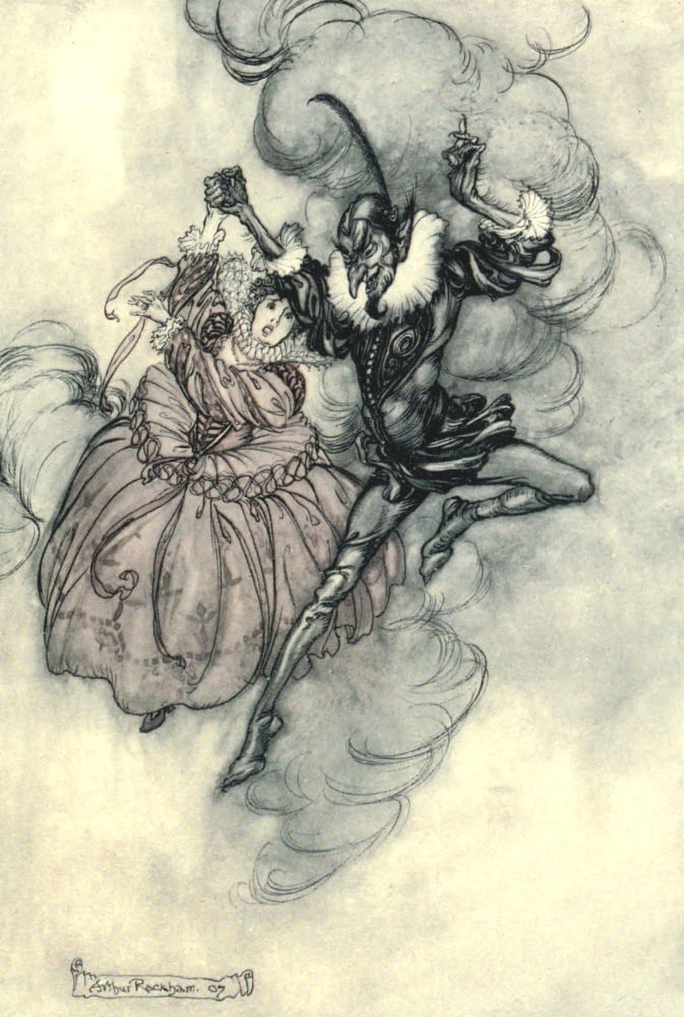 Ingoldsby Legends 1907 Grand Pas de deux Canvas Art - A Rackham (18 x 24)