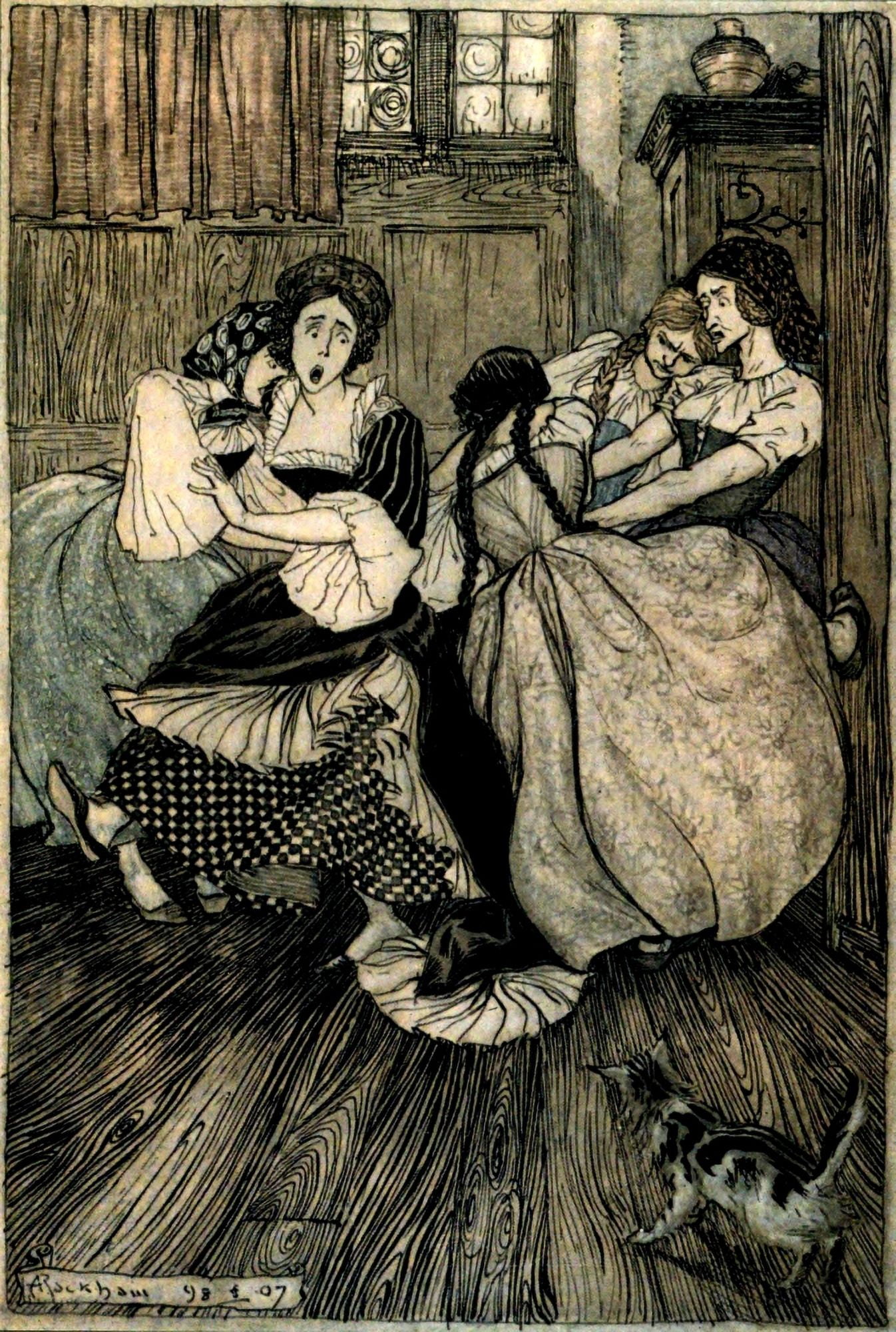 Ingoldsby Legends 1907 How very tenacious Canvas Art - A Rackham (18 x 24)