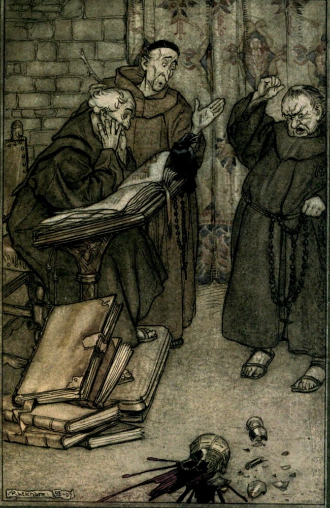 Ingoldsby Legends 1907 If anyone lied or swore Canvas Art - A Rackham (18 x 24)
