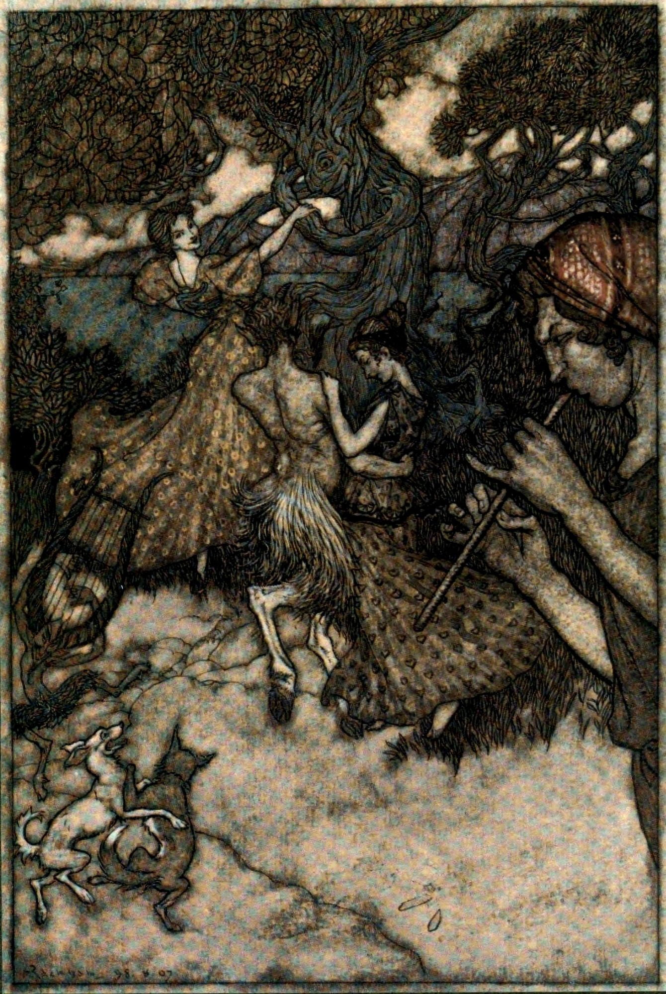 Ingoldsby Legends 1907 Waltz Canvas Art - A Rackham (18 x 24)