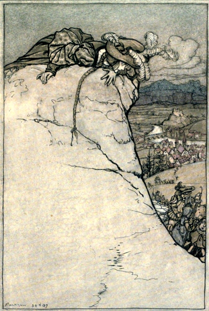 Ingoldsby Legends 1907 What could she do Canvas Art - A Rackham (24 x 36)
