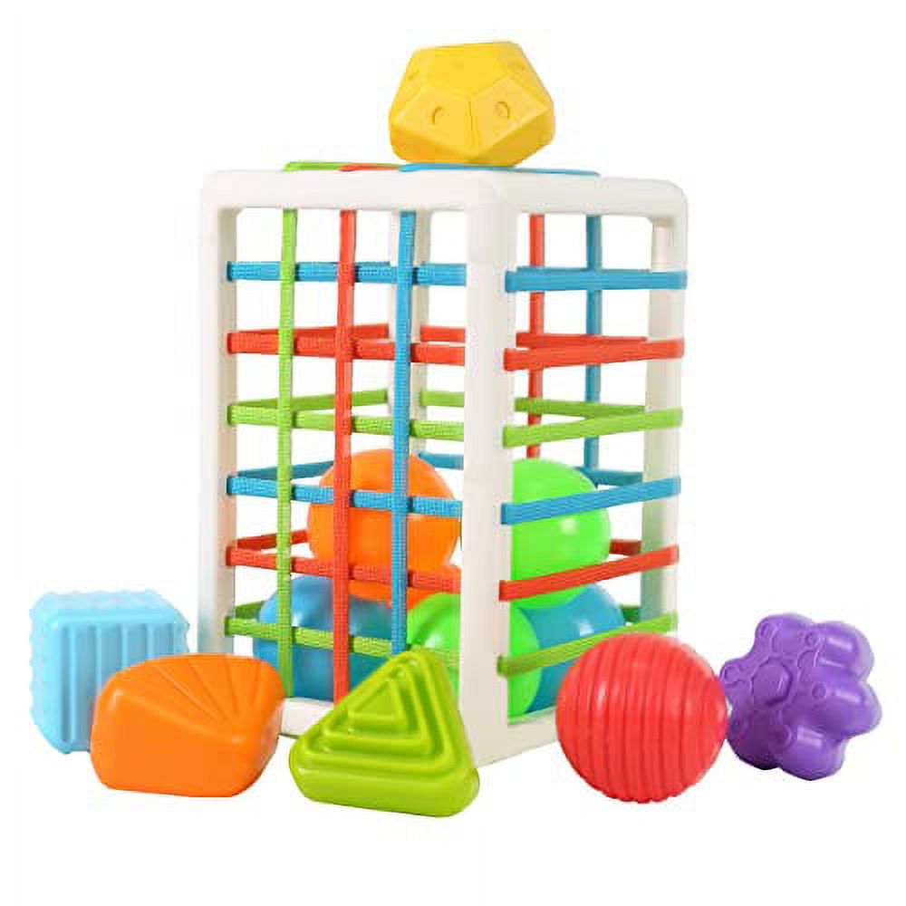 Ingooood Baby Sensory Bin Shape Sorting Toys Preschool Toys & Early