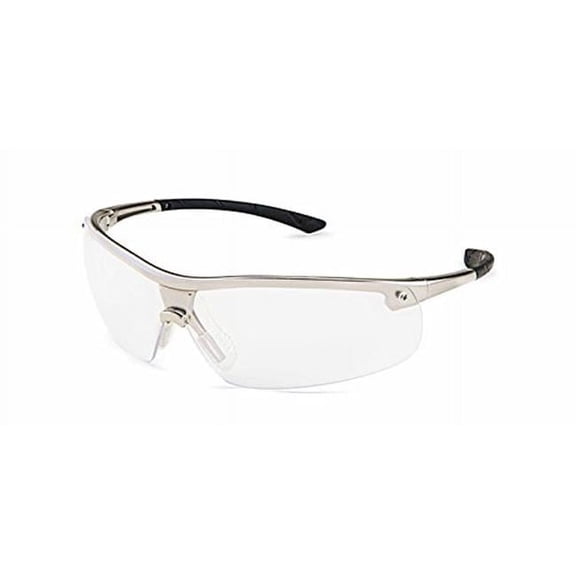 Ingot Safety Glasses Gunmetal Frame, Clear