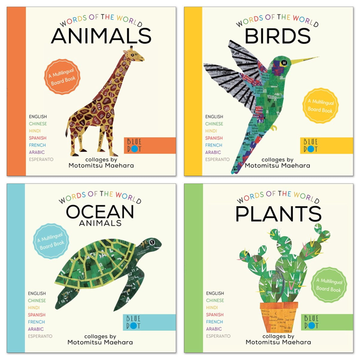 Blue Dot Words of the World Board Books - Set of 4