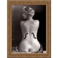 thumbnail image 1 of Ingre's Violin 20x24 Gold Ornate Wood Framed Canvas Art by Ray, Man, 1 of 2