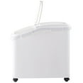 thumbnail image 1 of Ingredient Storage Bin, 11.4 Gallon Capacity Shelf Ingredient Bin, 280 Cup Flour Bins on Wheels Commercial Prosave Shelf-storage Ingredient Bin with Lid and Scoop Rice Bin for Kitchen White, 1 of 11