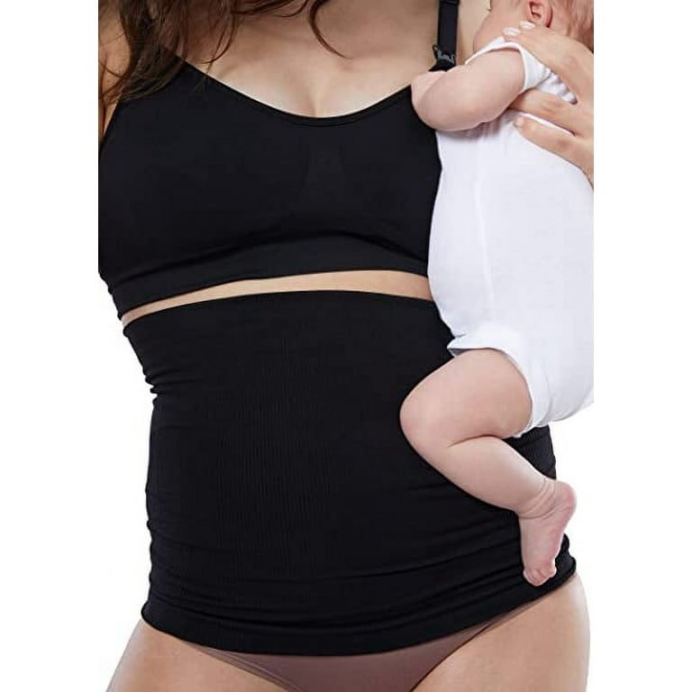 Ingrid & Isabel Basics Afterband, Postpartum Belly Support Band, Compression  & Recovery, Black 