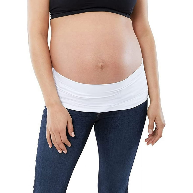 MUSIDORA Maternity Belly Band Pregnancy Belly Support Band Pants Extender  for Pregnant Women Pregnancy Bands for Jeans (White+Black+Grey S) - Yahoo  Shopping