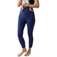 thumbnail image 1 of Ingrid & Isabel Basics Maternity 7/8 Active Postpartum Legging, Compression & Support for Recovery, Navy, 1 of 6