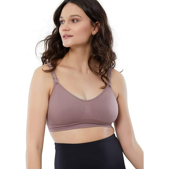 Ingrid & Isabel Basics Nursing and Pumping Bra, Comfortable, Wireless Support