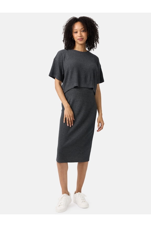Cozy Rib Skirt