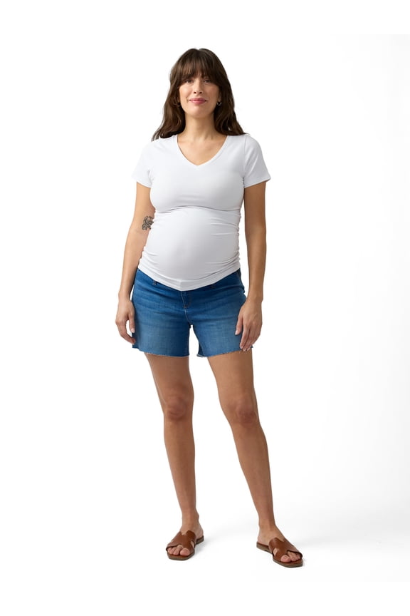 Maternity Denim Short, Available in Sizes S-XXL