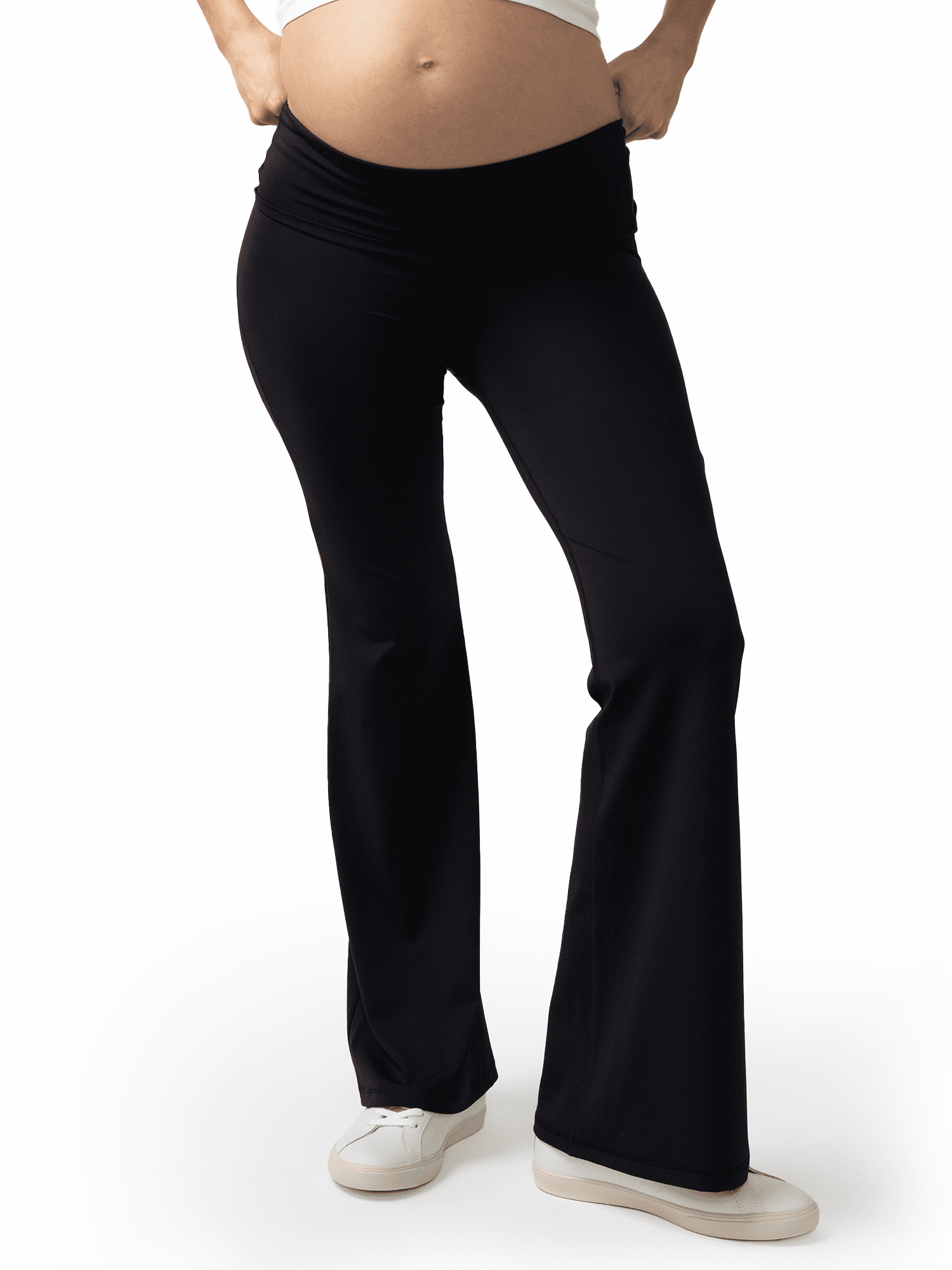 Ingrid & Isabel For Every Belly Women's Maternity Favorite Flare Leggings, Sizes S-XXL