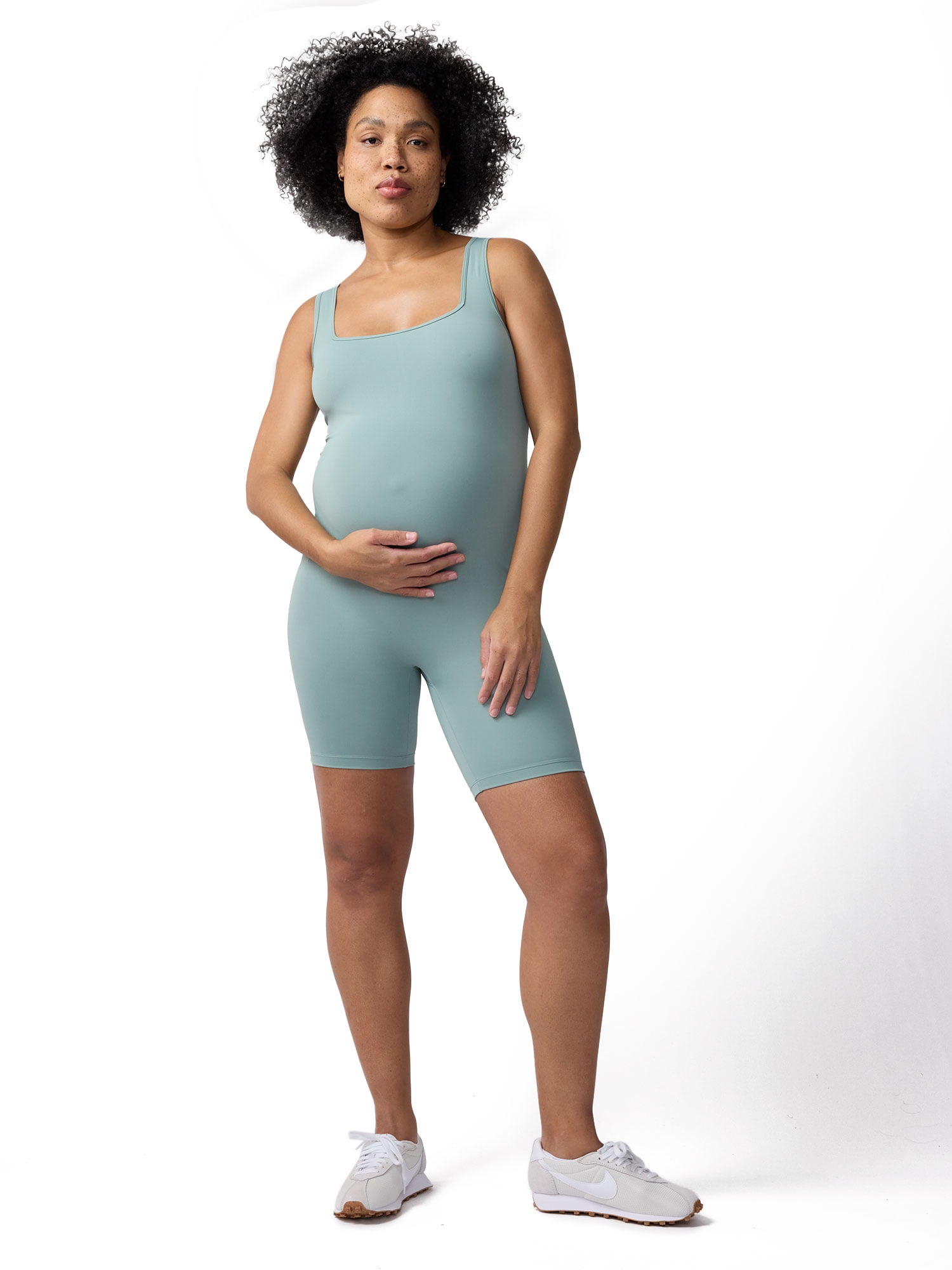 Ingrid & Isabel For Every Belly Women's Maternity Favorite Short Unitard, Sizes S-XXL