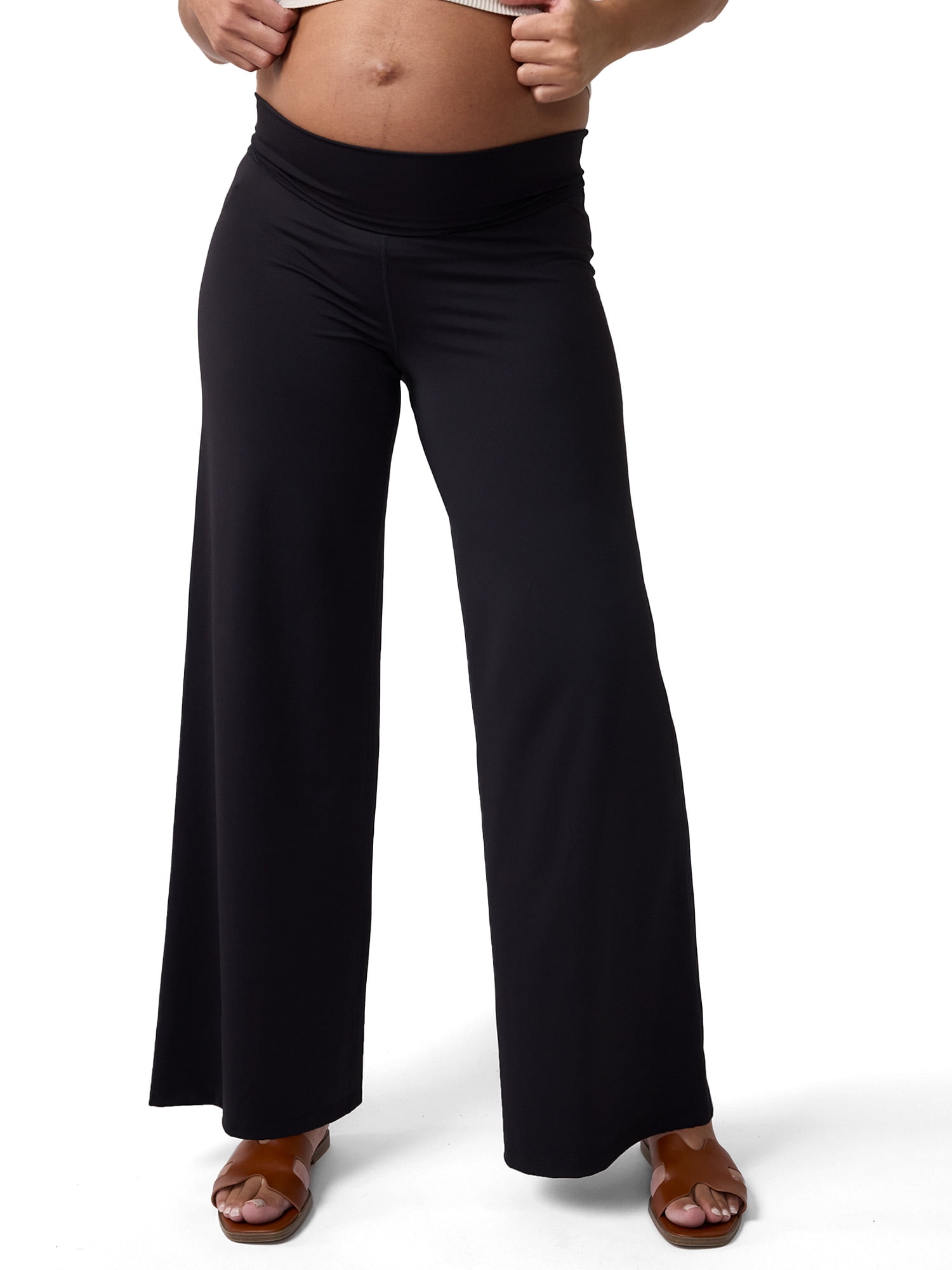 Ingrid & Isabel For Every Belly Women's Maternity Favorite Wide Leg Pant, Sizes S-XXL