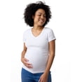 thumbnail image 1 of Ingrid & Isabel For Every Belly Maternity Fitted V-Neck Tee, Sizes S-XXL, 1 of 8