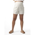 thumbnail image 1 of Ingrid & Isabel For Every Belly Women's Maternity Over The Belly Casual Shorts, Sizes S-XXL, 1 of 10