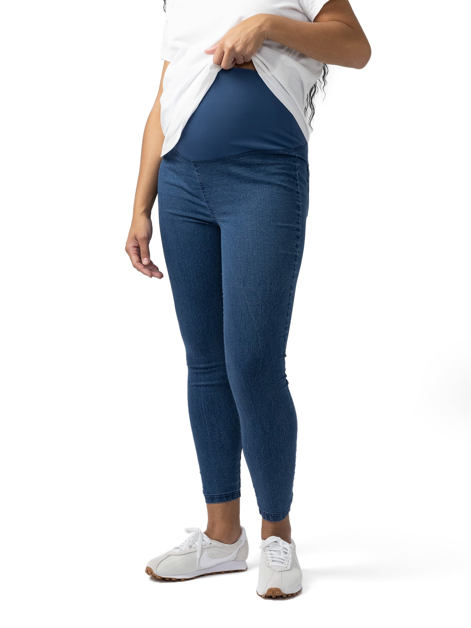 Ingrid & Isabel For Every Belly Women's Maternity Over The Belly Skinny Jegging, Sizes S-XXL