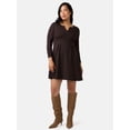 thumbnail image 1 of Ingrid & Isabel For Every Belly Women’s Maternity Pintuck Mini Dress, Sizes S-XXL, 1 of 7