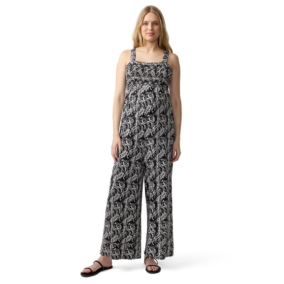 Ingrid & Isabel For Every Belly Maternity Smocked Jumpsuit, Size S-XXL