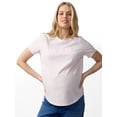 thumbnail image 1 of Ingrid & Isabel For Every Belly Women's Maternity Short Sleeve Relaxed Crew Graphic Tee, Sizes S-XXL, 1 of 11