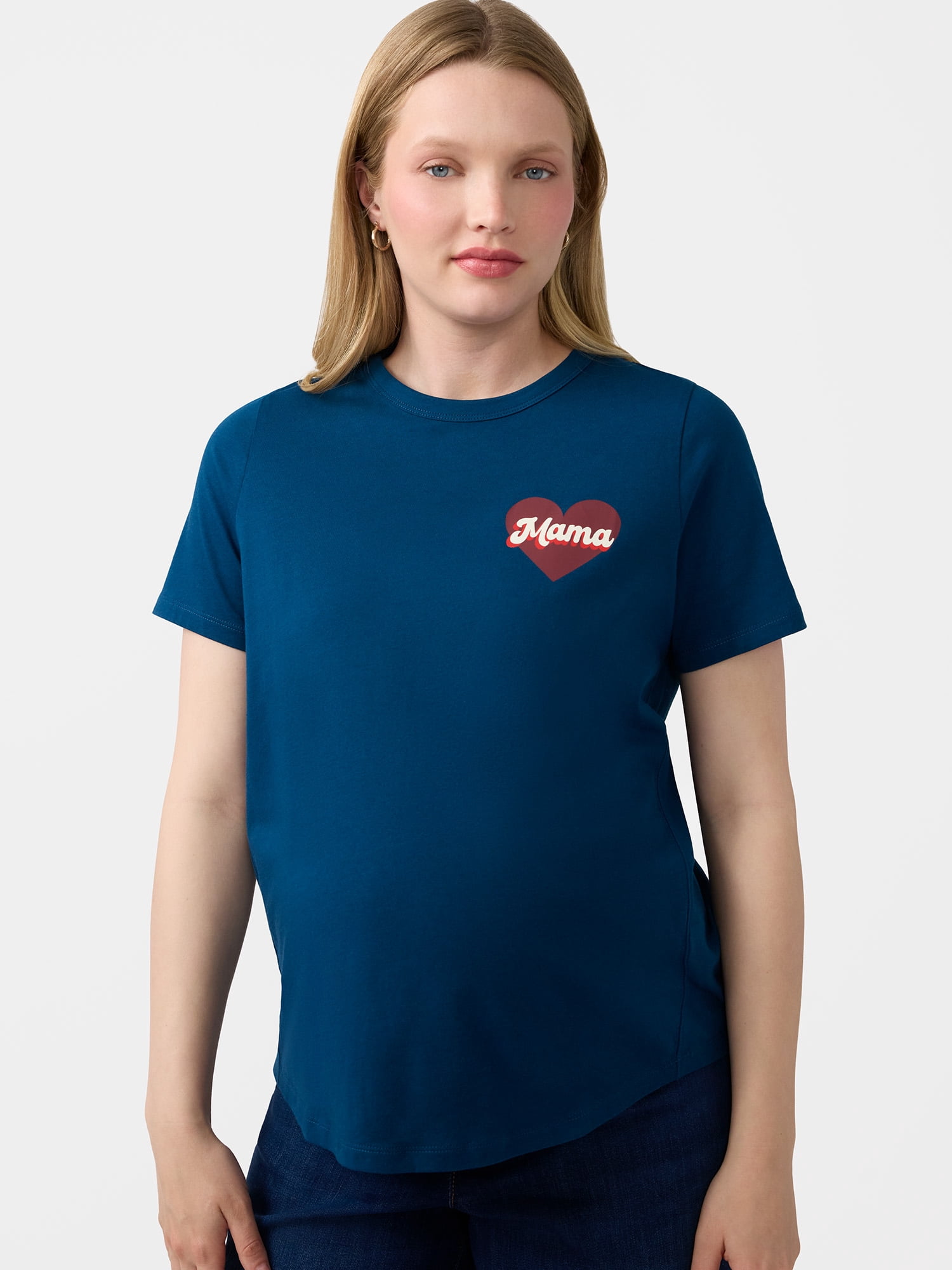 Ingrid & Isabel For Every Belly Women's Maternity Graphic Cotton T-Shirt, Sizes S-XXL